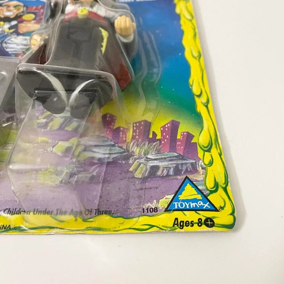 VTG 1994 Creepy Crawlers Professor  Guggengrime 5.5 Inch Action Figure Damaged - Picture 4 of 16